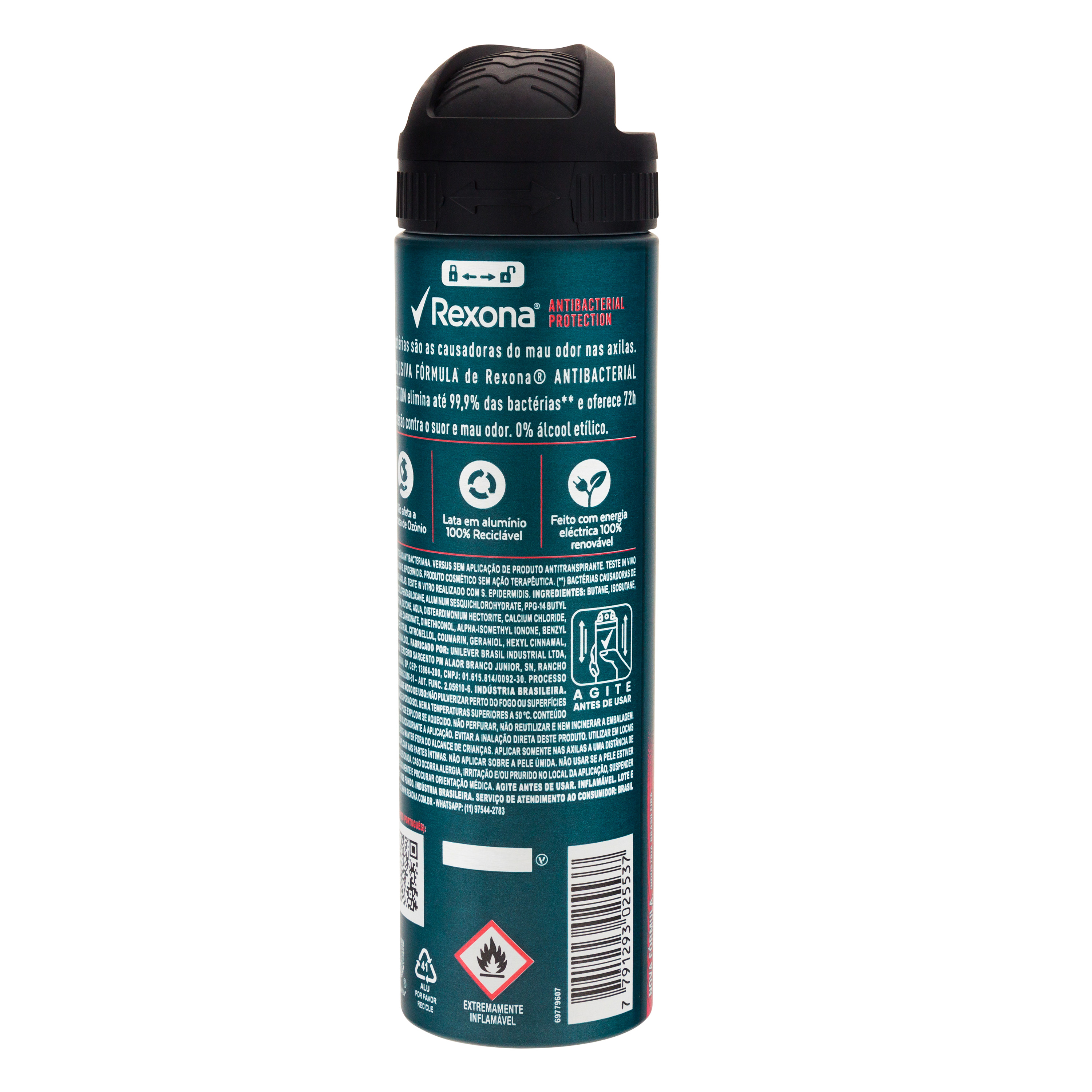 Desodorante Aerosol Rexona Men Antibacter Protection 150Ml